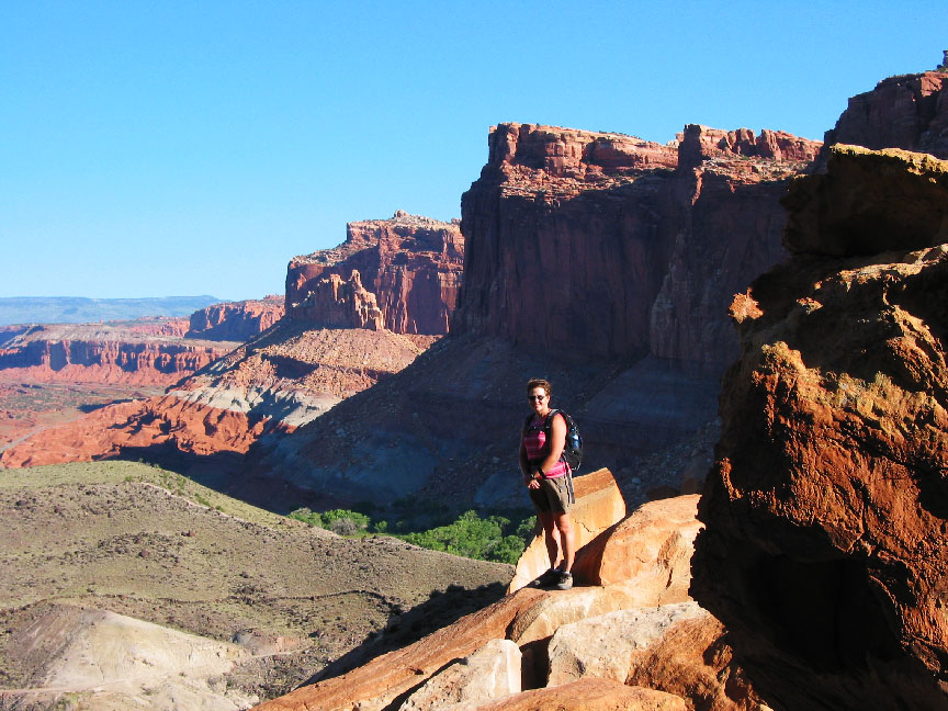 View from the end of the Cohab Canyon trail