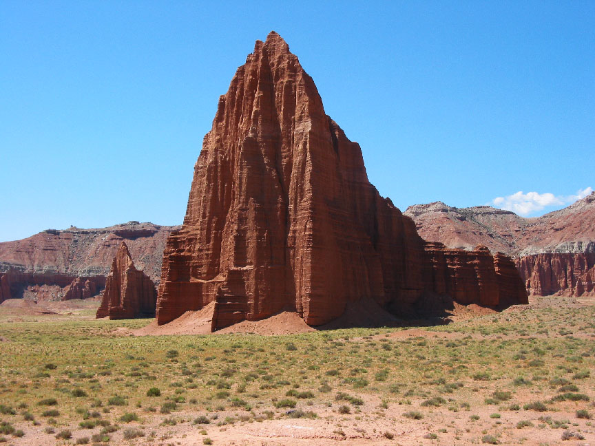 Temple of the Sun in Cathedral Valley