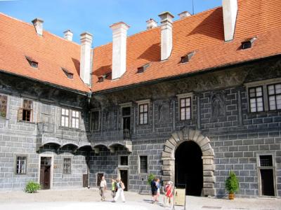 2nd Courtyard of Cesky Krumlov Castle
