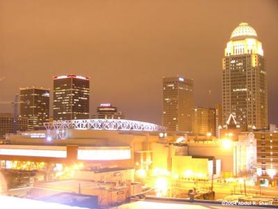  Louisville night Skyline From rooftop