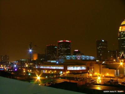  Louisville night Skyline From rooftop