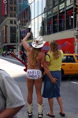 Its the Naked Cowboy