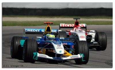 Sauber practice
