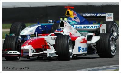 Olivier Panis - Toyota practice