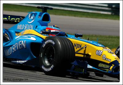 Alonso USGP 2004 qualify2