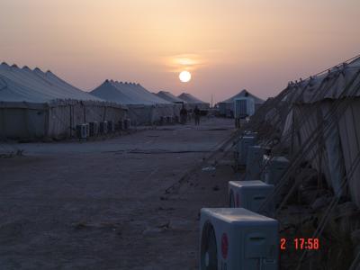 Kuwaiti Sunset - Camp Udari