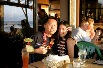 Cheewah and I --Dinner at the Beach House