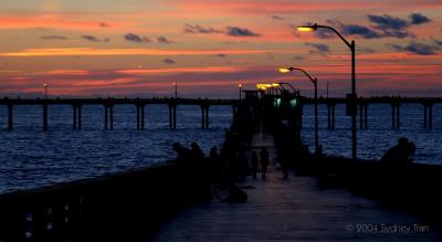 Ocean Beach Pier after Sunset