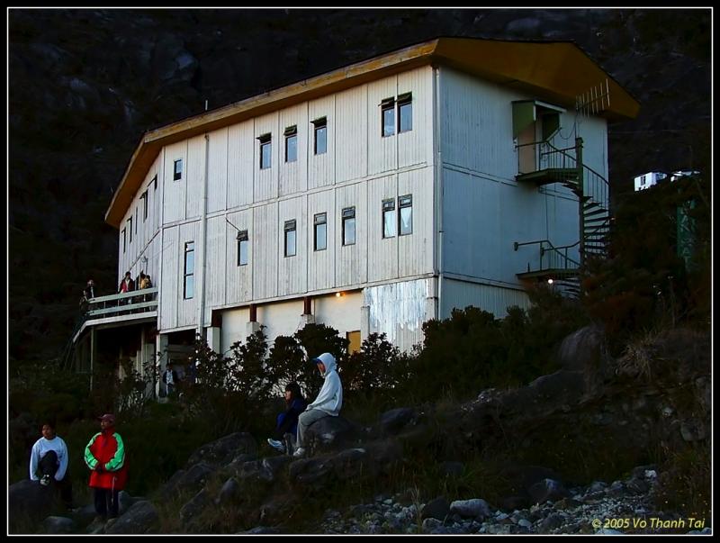 Laban Rata at sunset