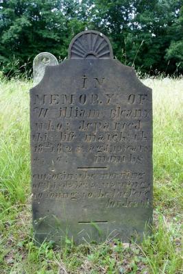 In memory of William Bleany, age 19 (1823)