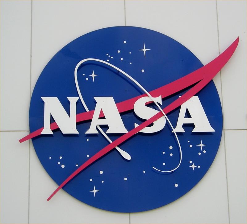 NASA emblem at the Kennedy Space Center