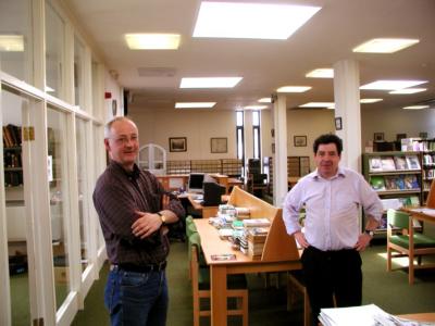 Local history librarians - Michael and Michael
