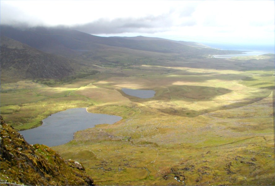 At the top of the Conor Pass