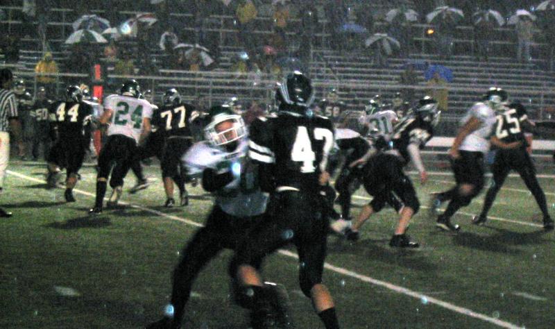 Brian Olsen blocking Unategos #42