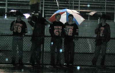 Walton's players watching the game