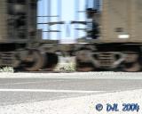 Motion blur, slow shutter.