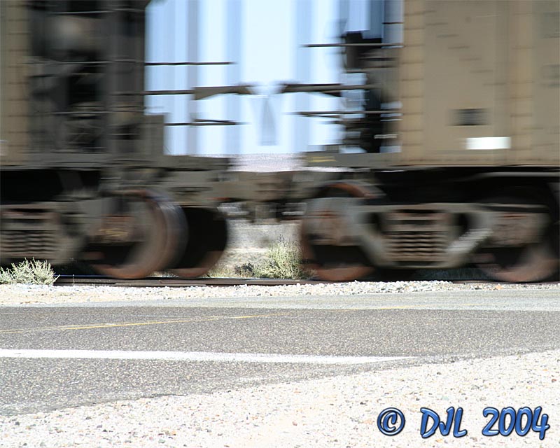 Motion blur, slow shutter.