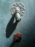 Blue Door & hand knocker - Rodez