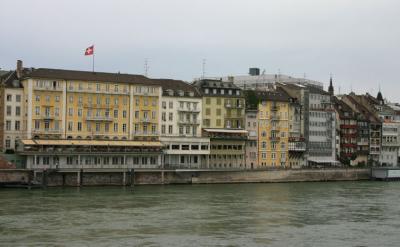 Hotel des trois rois on the Rhine, Basel