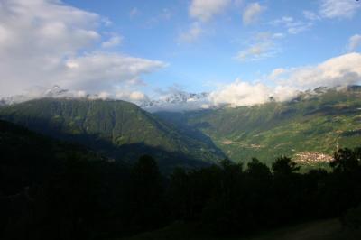 early morning light in the Val d' Heremence