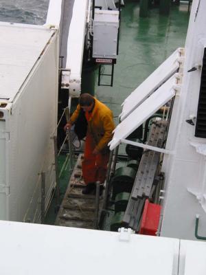 Anatoly working on the ropes