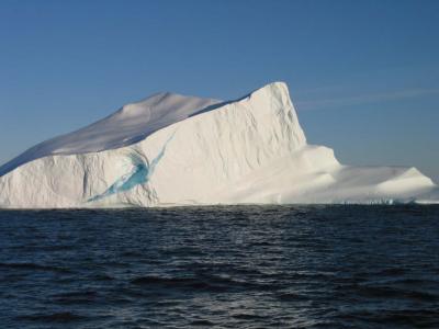 Iceberg with a Bluestreak