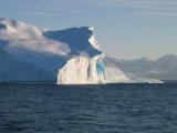 Iceberg with Frozen Blue lake