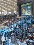 Soccer Fans singing before the game