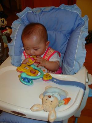Sitting in her chair (4-7-2004)