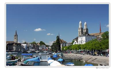 links St. Peter - rechts Grossmnster