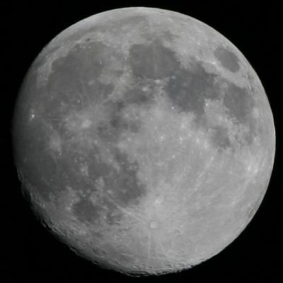 Gibbous Moon - unprocessed frame