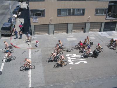 Naked Bicyclists