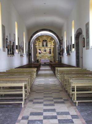 Inside Church at San Antonio de Ibarra