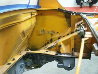 914-6 GT Battery Area Chassis Restoration - Photo 2
