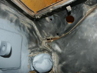 914-6 GT Battery Area Chassis Restoration - Photo 6