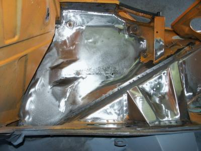 914-6 GT Battery Area Chassis Restoration - Photo 10