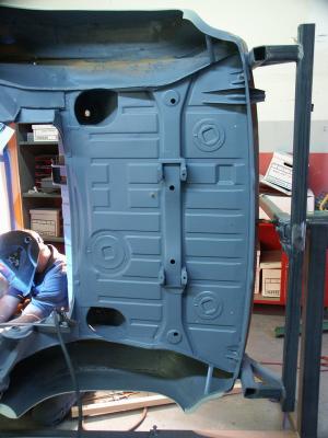 Chassis Restoration - Rear Trunk Under Carriage
