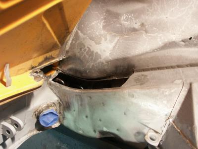 914-6 GT Battery Area Chassis Restoration - Photo 16