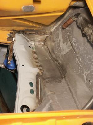 914-6 GT Battery Area Chassis Restoration - Photo 33