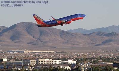 Southwest Airlines B737-7H4 N463WN aviation stock photo #0881