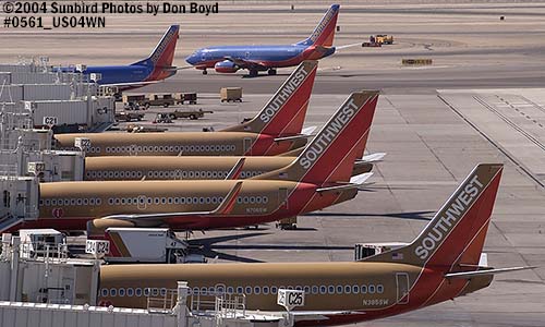 Southwest Airlines B737 N385SW and B737 N706SW aviation stock photo #0561