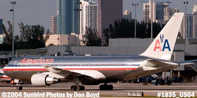 American Airlines B767-223ER N320AA aviation airline stock photo #1835