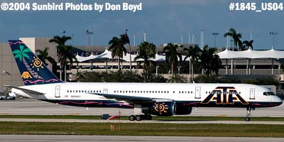 ATA B757-23N N524AT aviation airline stock photo #1845