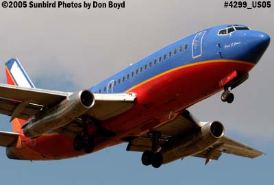 The final flight of Southwest Airlines B737-2H4 N96SW Fred J. Jones aviation stock photo #4299