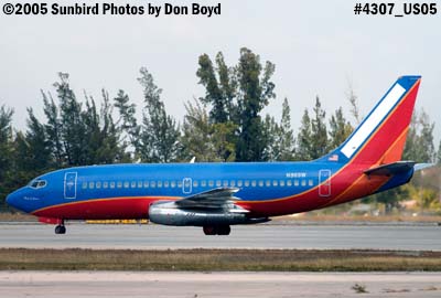 The final flight of Southwest Airlines B737-2H4 N96SW Fred J. Jones aviation stock photo #4307