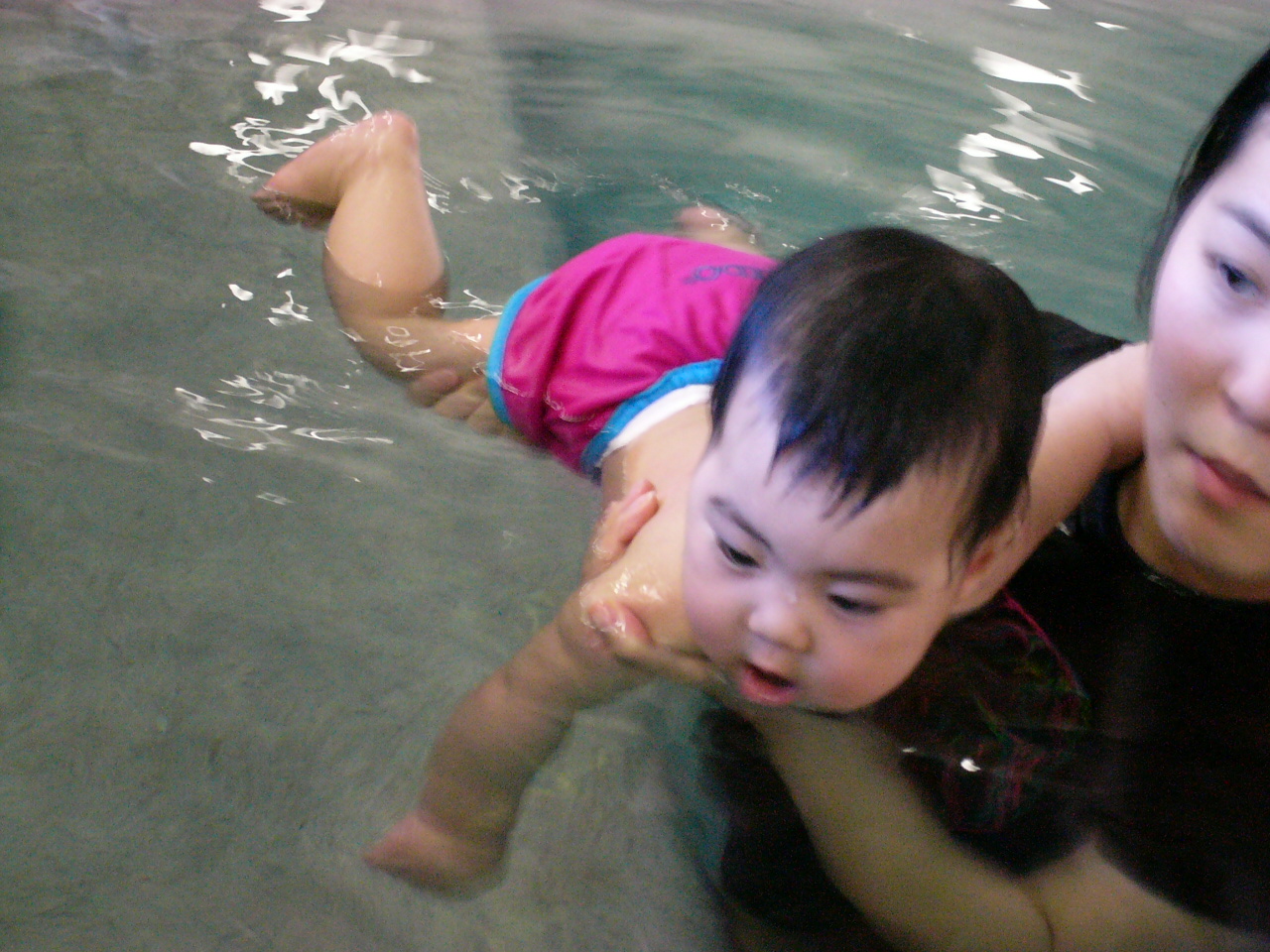 Swimming lesson