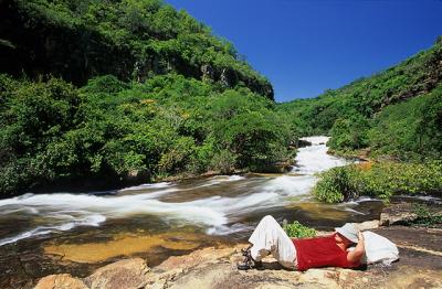 Cnion do Rio Jaburu, trilha para cachoeira do frade, Ubajara.