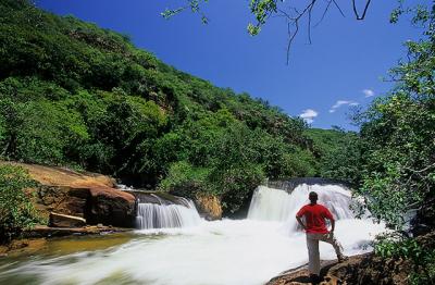 Cnion do Rio do Jaburu, trilha para cachoeira do frade, Ubajara