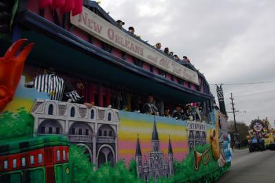 Krewe of Bacchus Parade Line Up