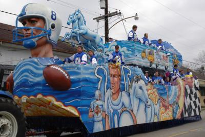 Krewe of Bacchus Parade Line Up